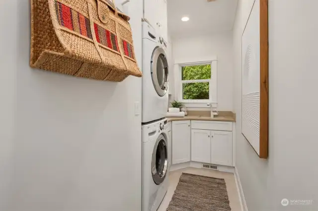 One of two laundry rooms, this one is on the main floor