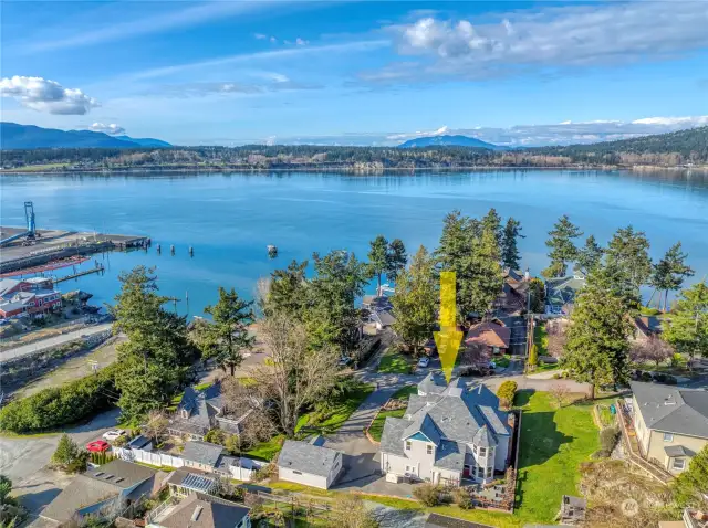 Located in the Cap Sante neighborhood in Anacortes on Fidalgo Island poised alongside the Guemes Channel.