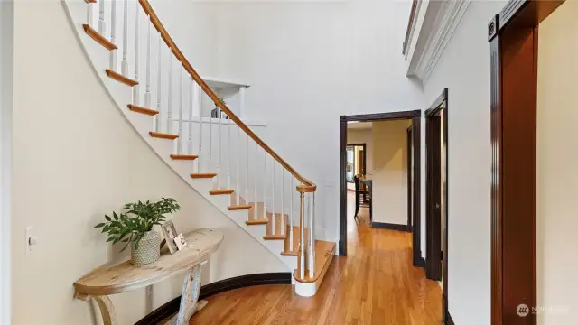Formal entry welcomes you into this incredible Victorian home.