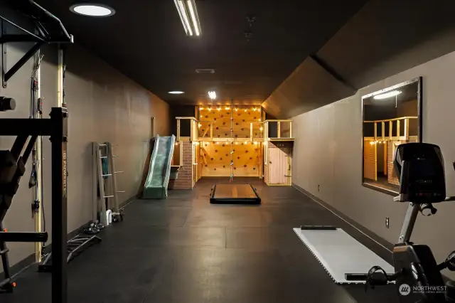 Expansive Gym / Workout / Rec Room