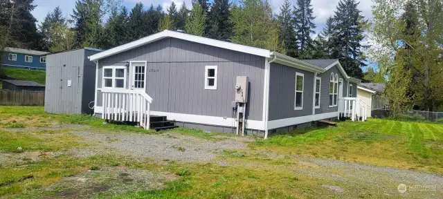 Property Offers RV Power and Cable Plug, Plus Plenty of Parking Space on Fully Fenced Property
