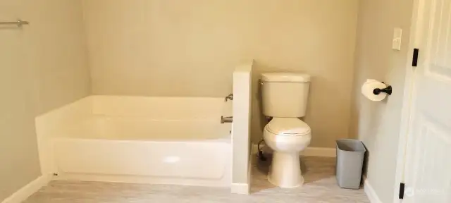 Separate Tub For a Spa Like Experience