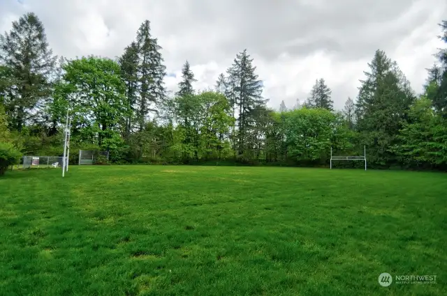 Football field with actual goal posts (Park #4)