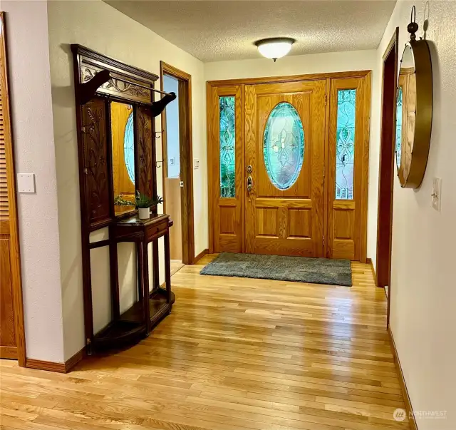View of the front entry as you leave the home.  Thank you for viewing our listing.