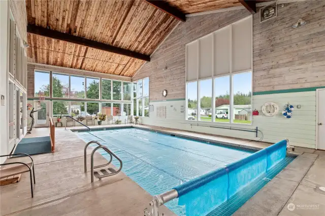 Clubhouse heated pool