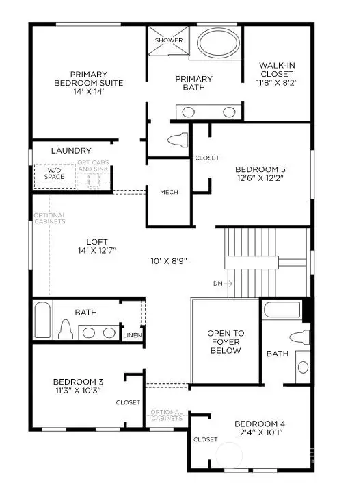 Floor Plan illustration used for representational purposes only