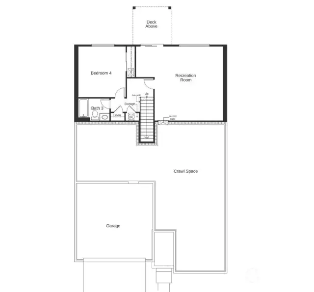 Daylight walk out basement with an additional 787 sq.ft.