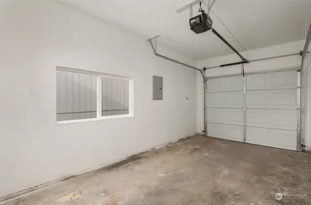 1 car garage with a garage door opener!