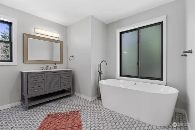 Primary en-suite bathroom you have to see to believe