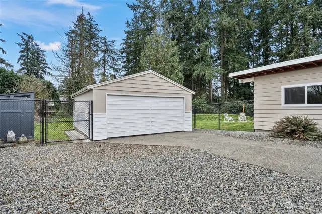 So much off street parking here - make plans for your RV or boat? And spacious 2-car garage.