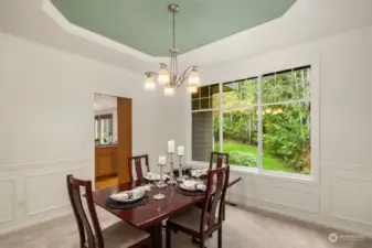 Formal Dining room with space to host big parties.  This is a 2 story home with 3,460 sqft home built in 1998.