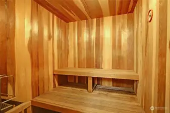 Separate men & women's saunas