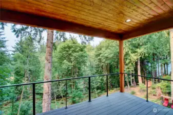 Similar covered deck to the one at 12 Sunflower Circle.