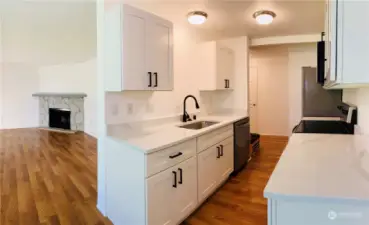 fully renovated kitchen
