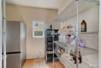 Large pantry with new 2nd refrigerator