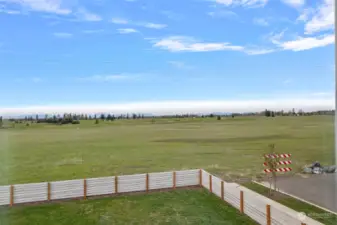 Mountain and Golf course views from your fully fenced backyard