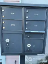 Shared post office box.