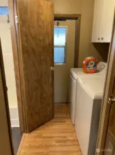 Laundry and Back Door