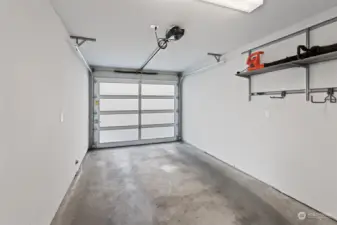 Nice garage! With built-in storage