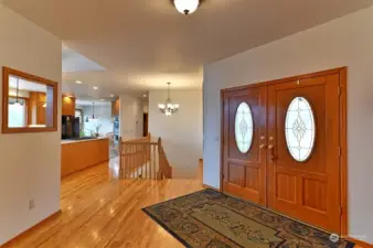 Foyer in main home