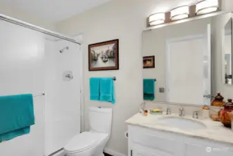 Primary Bathroom with large walk-in shower