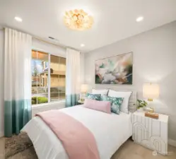 Highly desirable main floor bedroom
