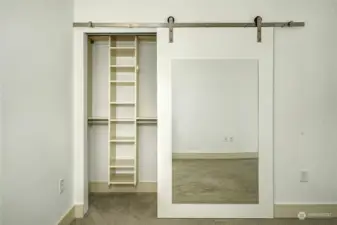 Closet with built-ins