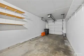 Garage and storage.