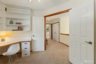 Office with built-ins