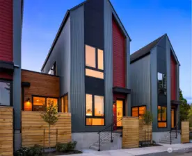 Embracing environmentally conscious living, these homes are solar-ready, offer lower utility costs and dedicated EV-ready parking.