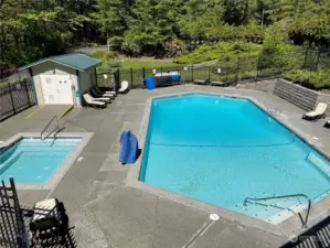 Another view of Fireside Pool and Hot Tub
