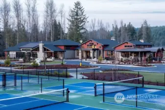 Sports courts! Tons of Pickleball!