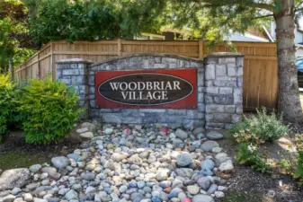 This property is located across the street from Woodbriar Village.