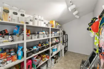 Wow, large pantry/storage room off the Kitchen!
