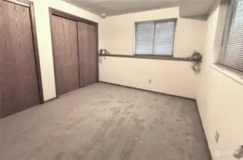 Two large closets Bedroom #3