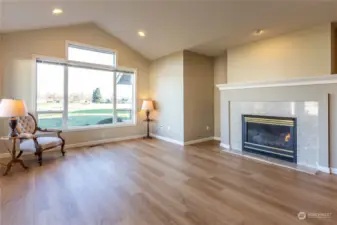 Living Room natural gas fireplace!