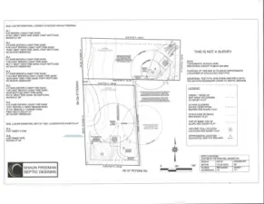 This the proposed septic site plan and has the required setbacks noted.