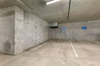 Secure garage parking