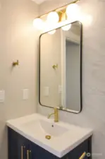 vanity in primary bathroom