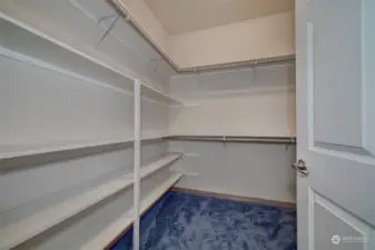 Storage galore! Isn't this the walk-in closet you have been looking for?