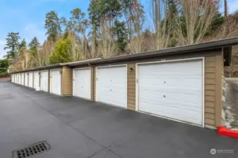 The convenience of a detached single car garage offers secure parking and additional storage space for your vehicle and belongings.
