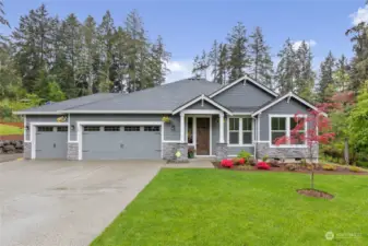 Built in 2021 by Garrette Custom Homes , this home is better than new!