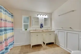 Primary Bathroom - large and updated.