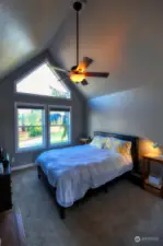 Every bedroom has soaring ceiling and fans