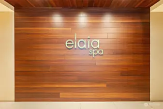 Condo owners can enjoy discounted rates on services at the Elaia Spa!