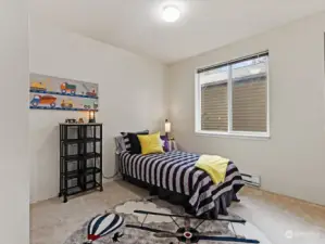 One of three LARGE bedrooms.