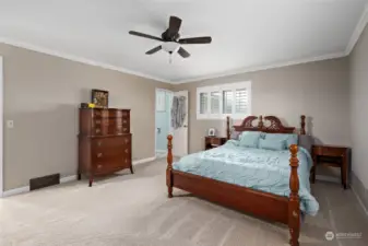 Oversized primary bedroom