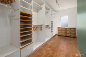 ...and large walk-in closet