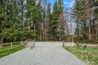 Beautiful entry to 1.87 acres.
