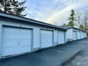 Large covered, detached  garage